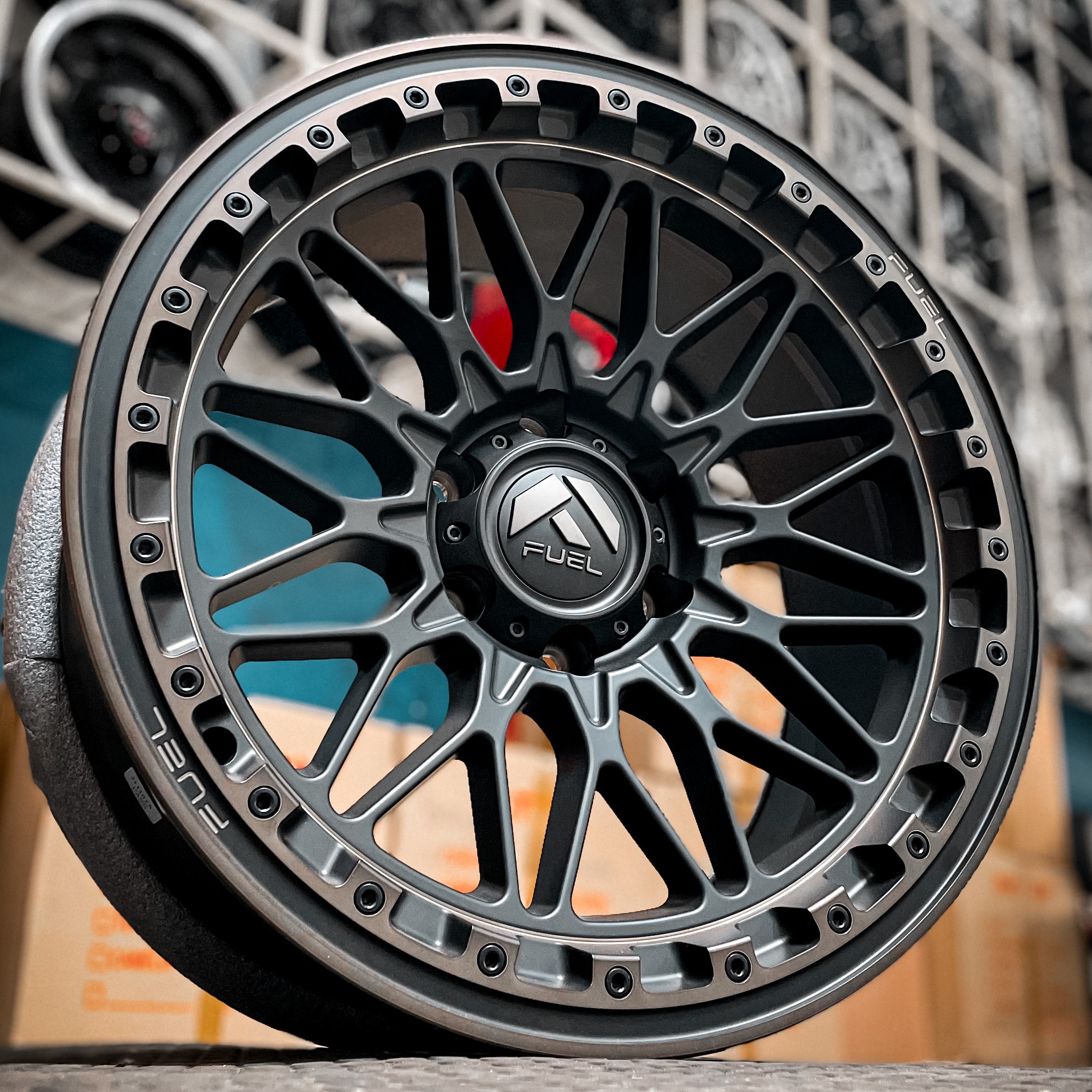 Jogo de rodas Fuel Trigger 20x9" 6x139,7 VPR Brasil