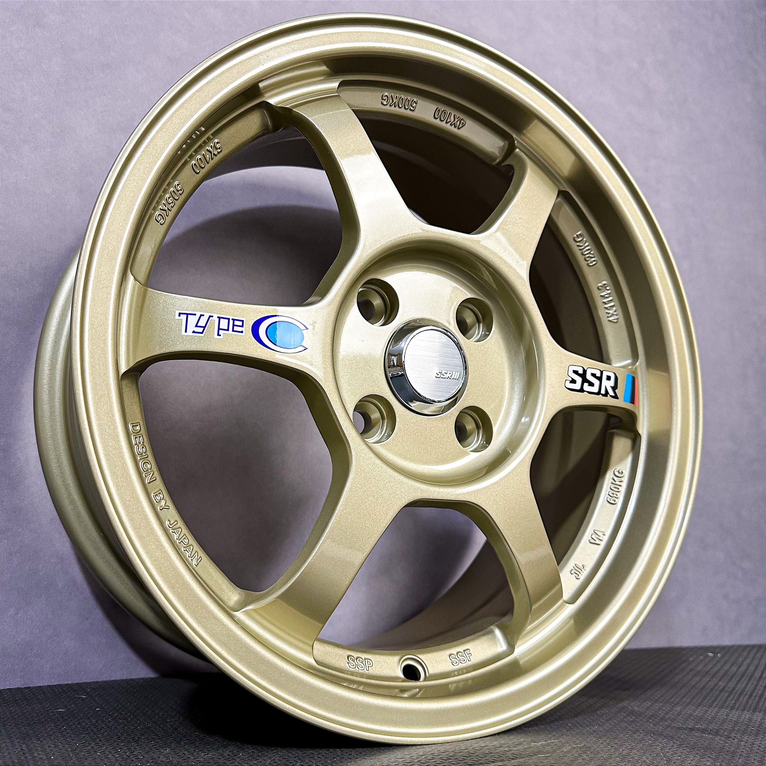Jogo de rodas SSR Type-c - 15x6,5