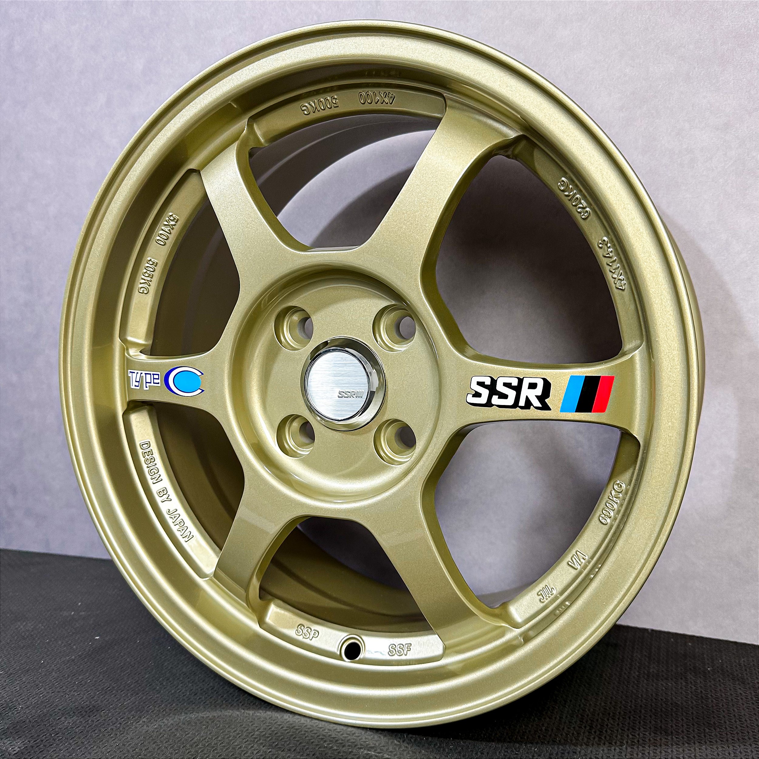 ホイール　SSR TYPE-C 15インチ SSR TYPE-C 15インチ×5.5J 4/100 +42 スターブロンズ詳細。DAC＜完売