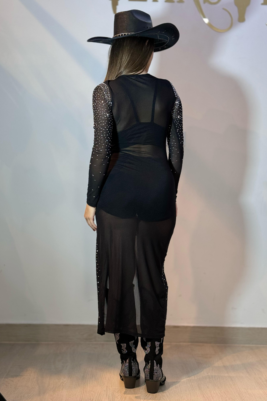 Vestido Comprido Rigor Tule Texas Ranch Jeans Texas Ranch Jeans