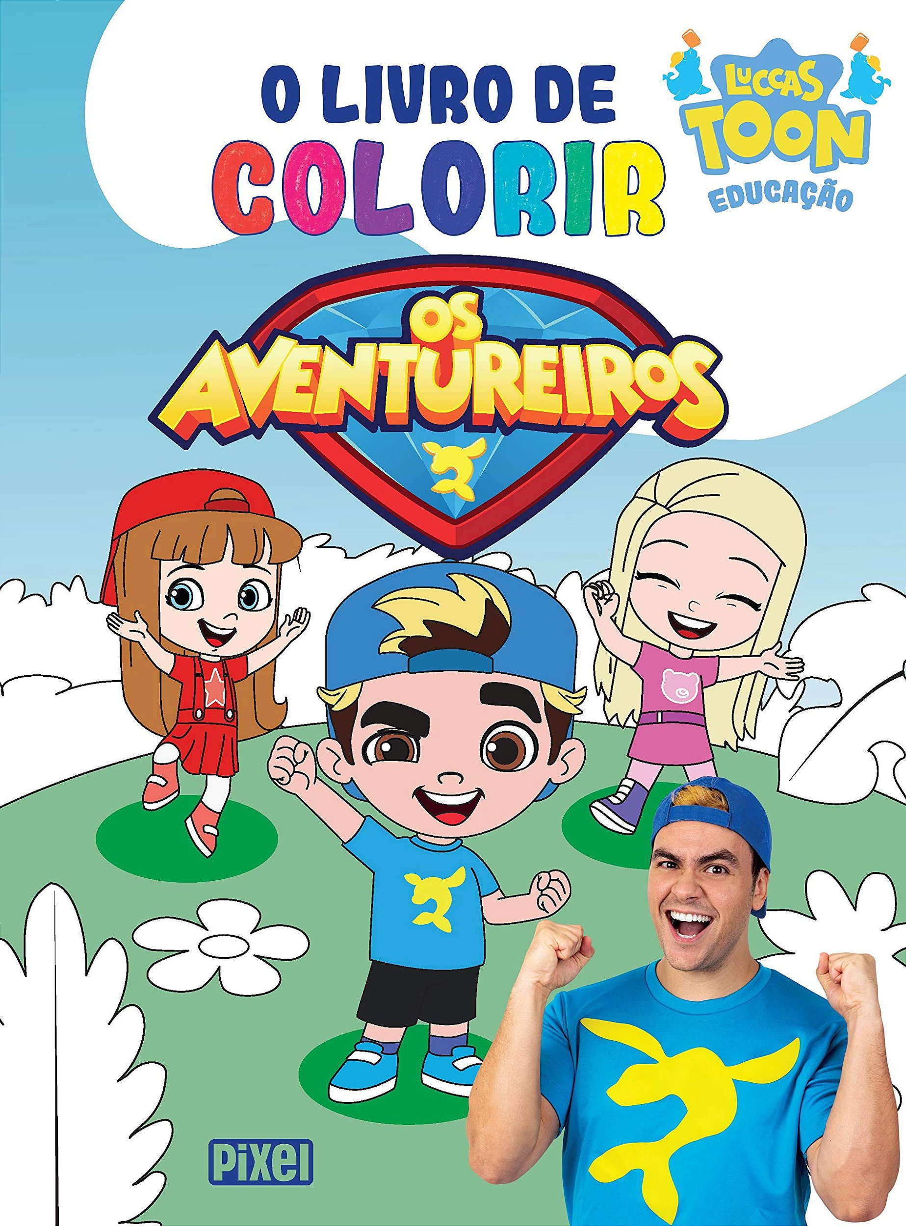 Luccas Neto – Aventureira Vermelha Desenho PNG 01