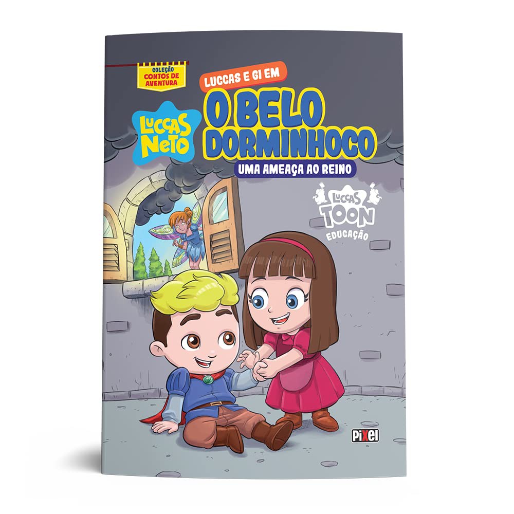 O livro de colorir Luccas e Gi na Copa - Loja Pixel - Editora Pixel