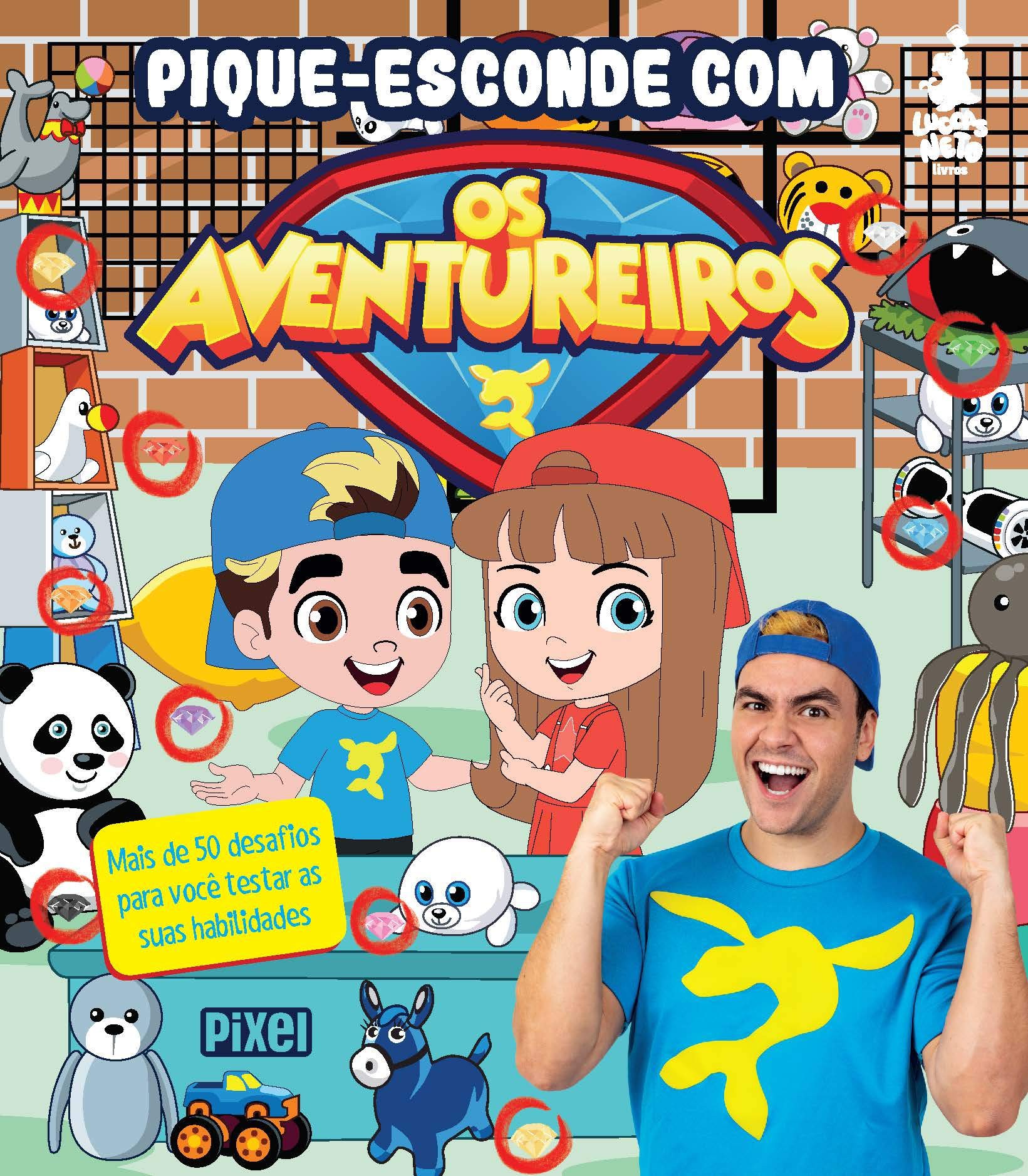 Livro Infantil Pixel Luccas Neto Os Aventureiros - Le biscuit