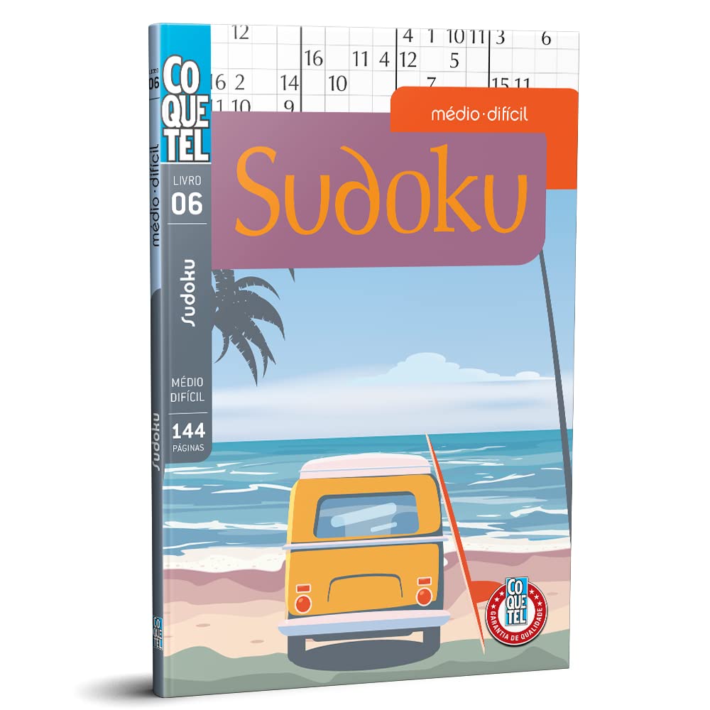 Livro Coquetel Sudoku FC/MD/DF Ed 198