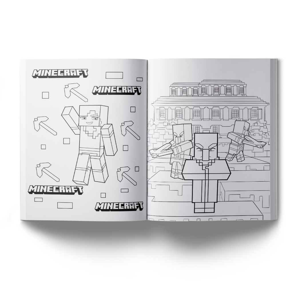 Minecraft: Livro de Colorir Oficial - Loja Editora Pixel - Editora ...