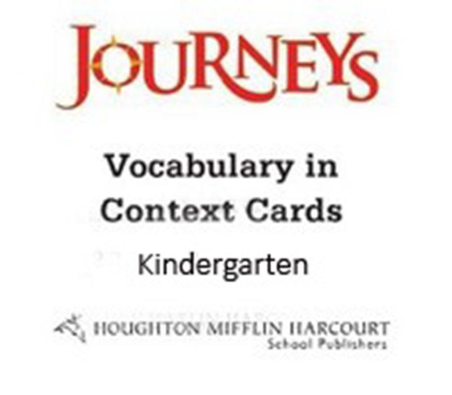 Journeys Kindergarten - Vocabulary In Context Cards - Livraria
