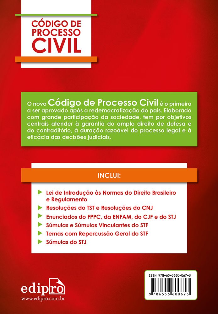 Código De Processo Civil 2022 – Míni 9786556600673 - Livraria ...