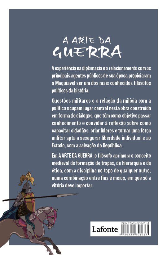 A Arte Da Guerra Maquiavel Livraria Internacional Sbs