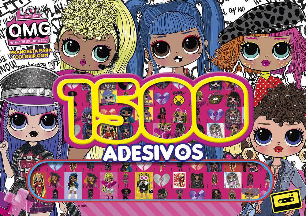 L. O. L. surprise! omg - livro 365 atividades E desenhos para