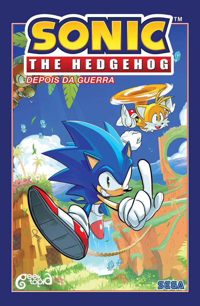 COMBO SONIC THE HEDGEHOG - VOLUMES 09 E 10 + POSTÊR E MARCADORES +