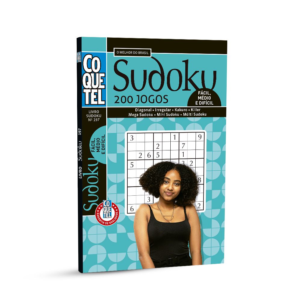 Livro Coquetel Sudoku FC/MD/DF Ed 196