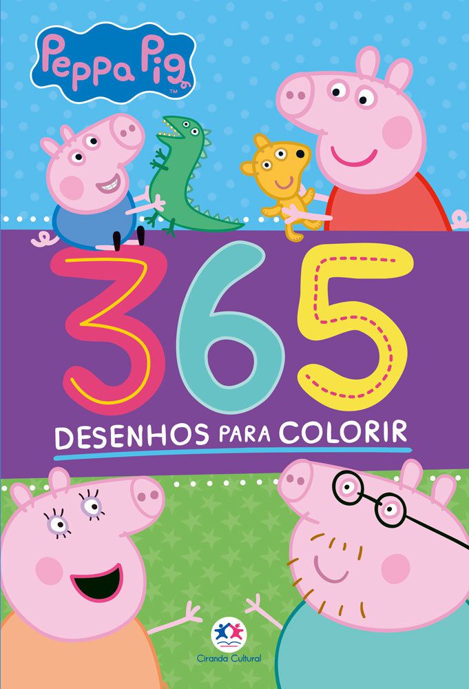 Peppa Pig - Livro 365 Atividades e Desenhos Para Colorir - E-BIENAL