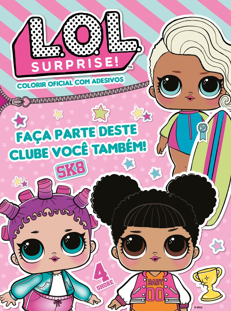 Livro para Colorir LOL Surprise - Livros de Entretenimento