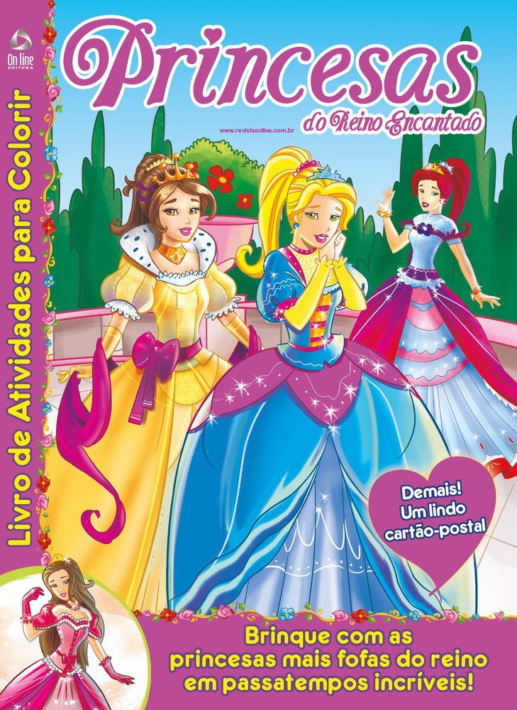 Livro - Megakit para Colorir: Princesas Encantadas