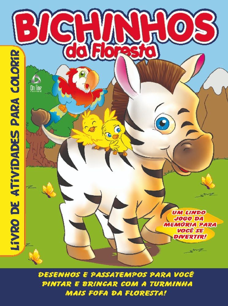 Atividade Infantil Divertido Colorir, Pintar E Jogo Memoria