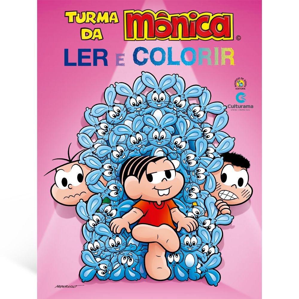 Ler e colorir - Turma da Mônica