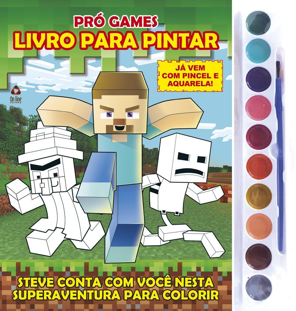 Minecraft para colorir 