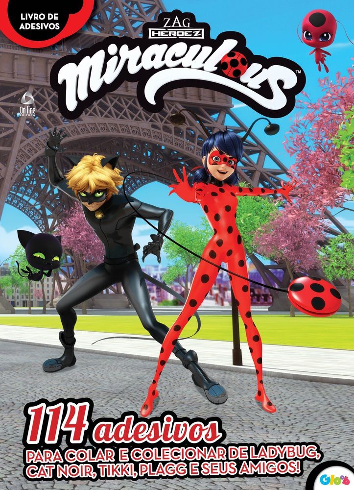 Comprar Livro Adesivos e Atividades Miraculous Ladybug