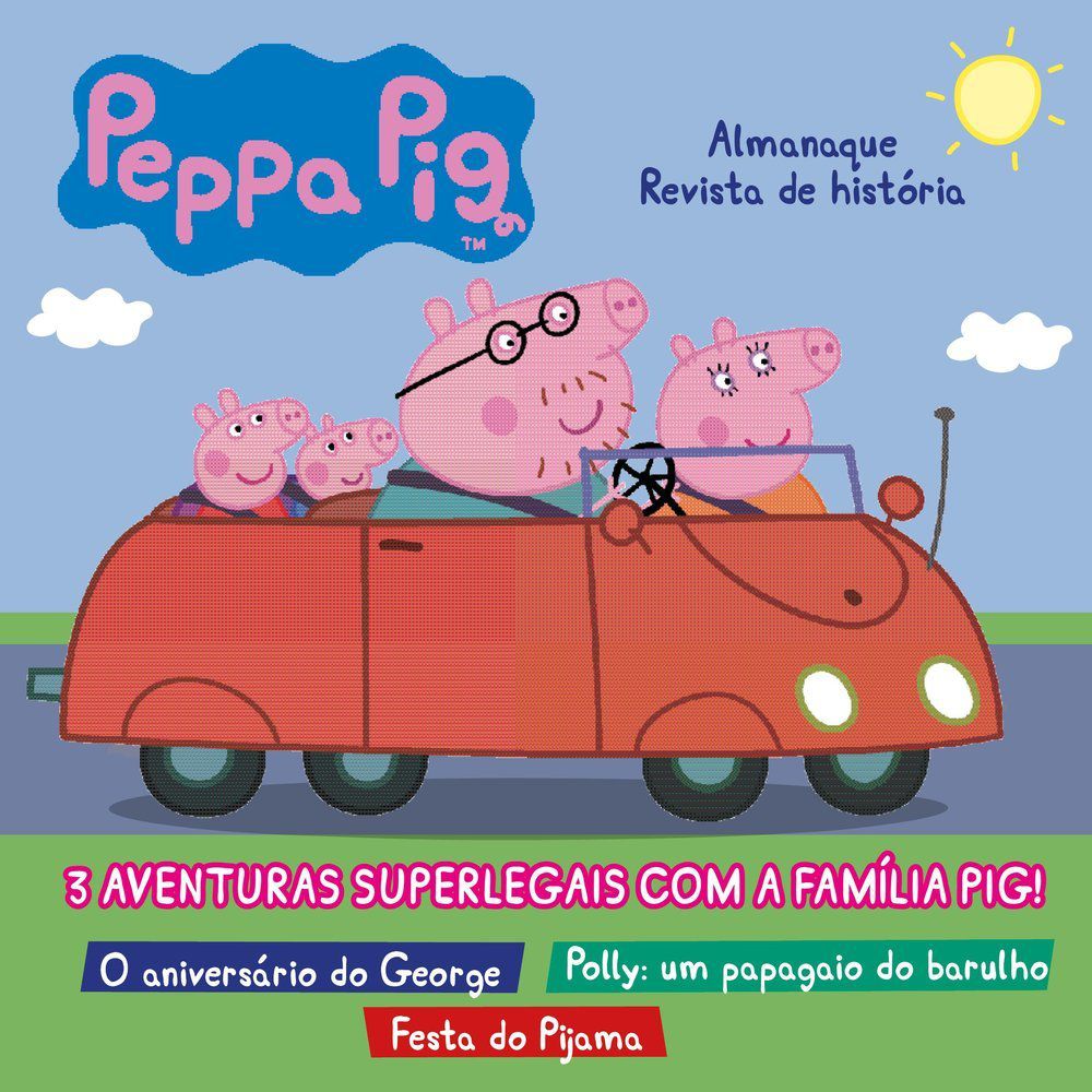 Peppa Pig - Revista desenhos para colorir: É aniversário da Peppa