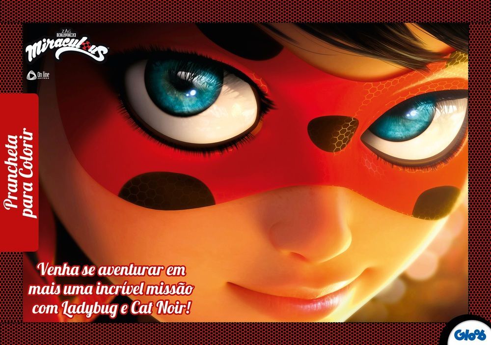 Ladybug - Prancheta para colorir - Vol. 2: Venha se aventurar em mais uma  incrível missão com Ladybug e Cat Noir! : On Line Editora: :  Livros