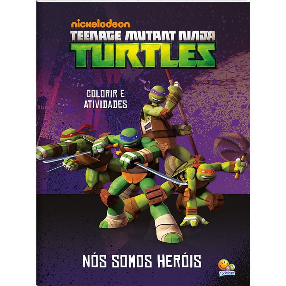 Livro Para Colorir Das Tartarugas Ninjas