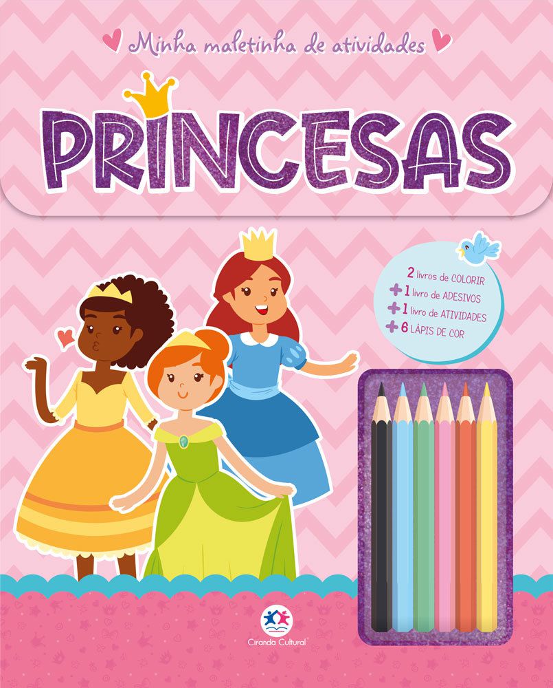 Livro para Colorir Princesas- Ciranda cultural – Livraria e Papelaria Brasil