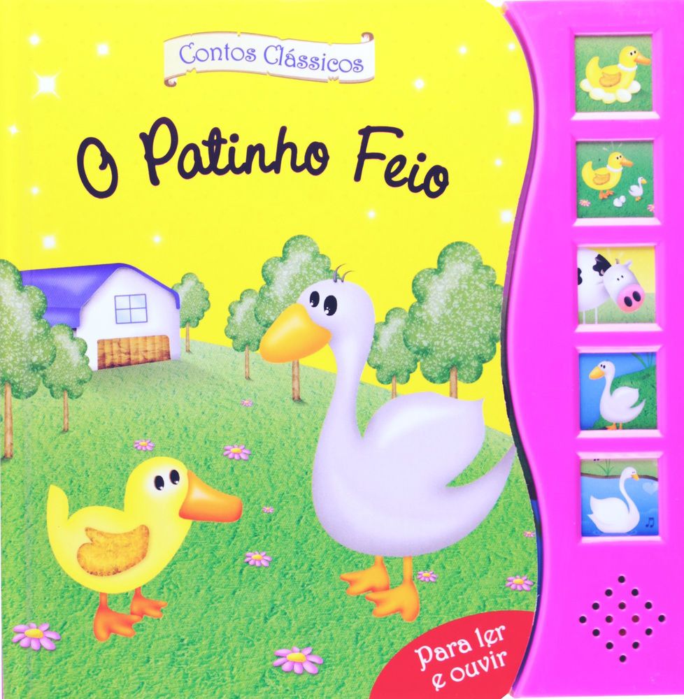 HISTÓRIA DO PATINHO FEIO PARA LER, PINTAR, COLORIR LIVRO - ESPAÇO