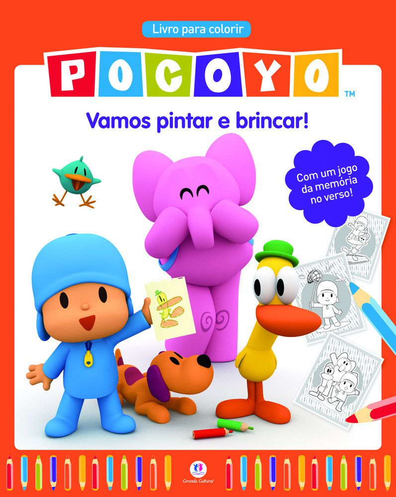 Vamos desenhar e colorir o Pocoyo e seus amigos