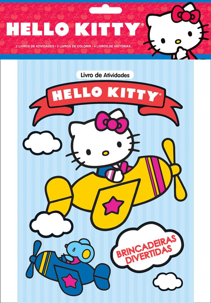 Atividades educativas: Desenhos da Hello Kitty para colorir