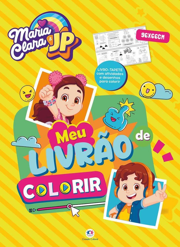 Livro tapete Patrulha Canina - Meu livrão de colorir - Ciranda Cultural