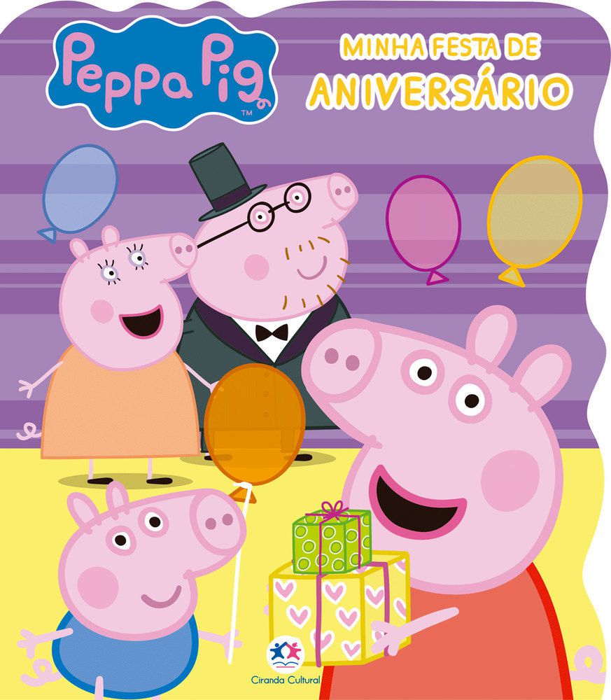 Peppa Pig - Revista Desenhos Para Colorir É Aniversário Da Peppa E Você  Está Convidado Para Brincar! - SBS