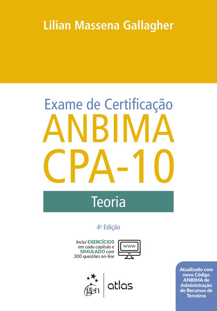 Lista Exercicios CPA20 - Administração Financeira