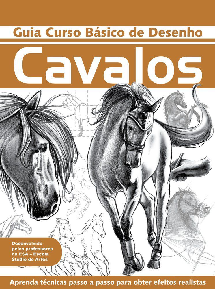 Guia Curso Básico De Desenho - Cavalos - SBS