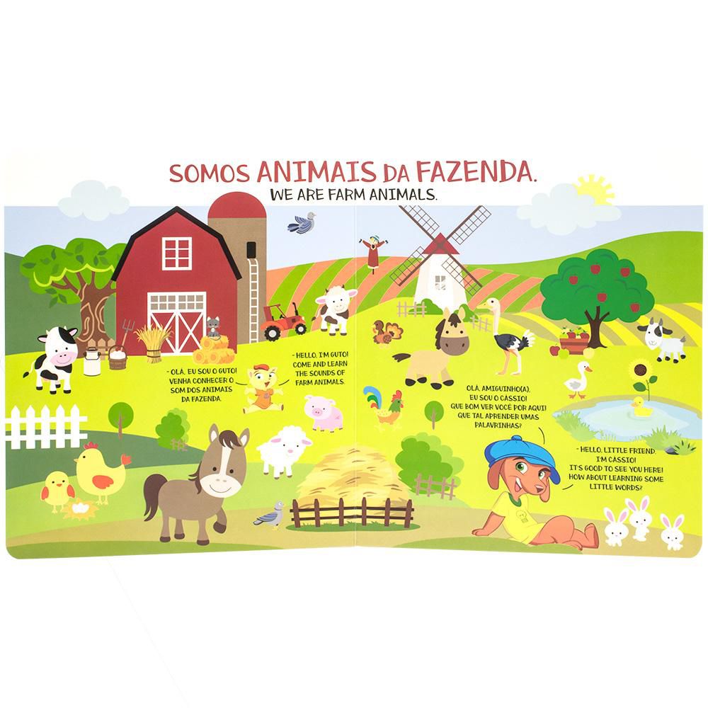 Primeiras Palavras Animais Da Fazenda Escolinha Todolivro Sbs