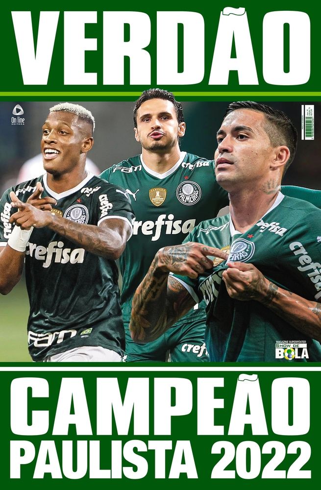 Show De Bola Magazine Super Pôster - Palmeiras Campeão Paulista 2022 - SBS