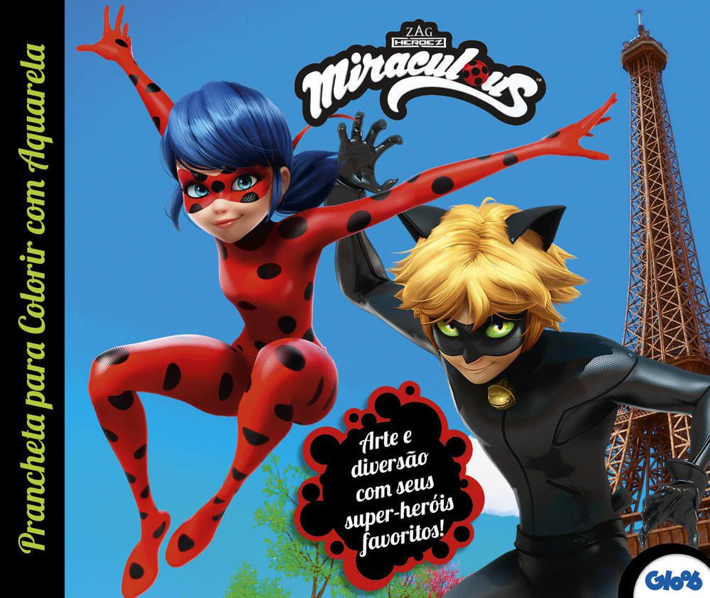 Ladybug e Cat Noir para colorir (14 imagens da série Miraculous)