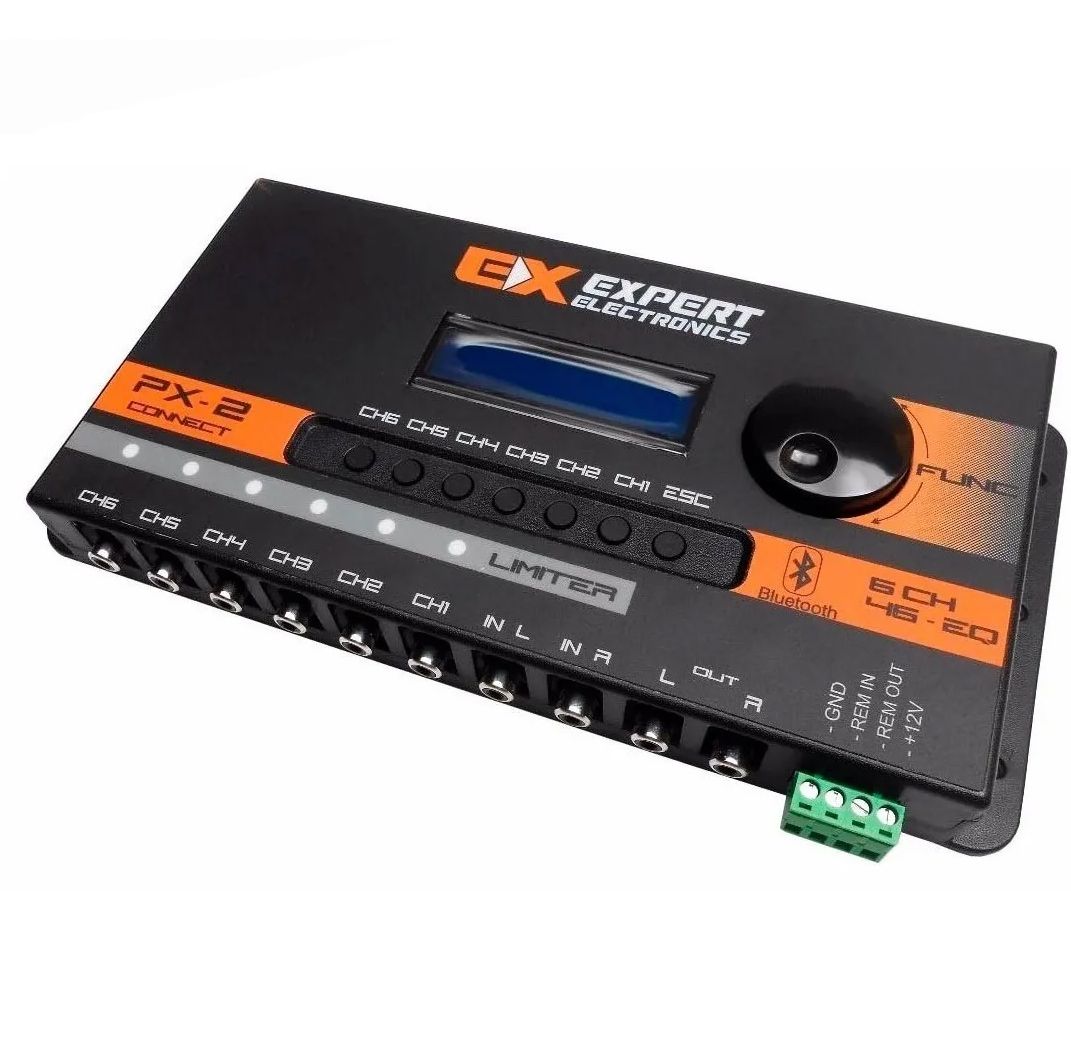 Crossover PX2 Connect 6 Canais Processador de Áudio Digital