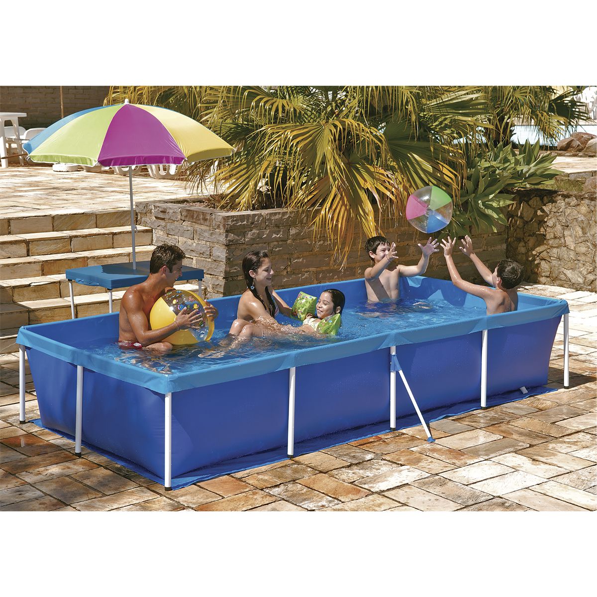 Piscina Standard Mor PVC 3000 Litros - Mor - Auto Equip
