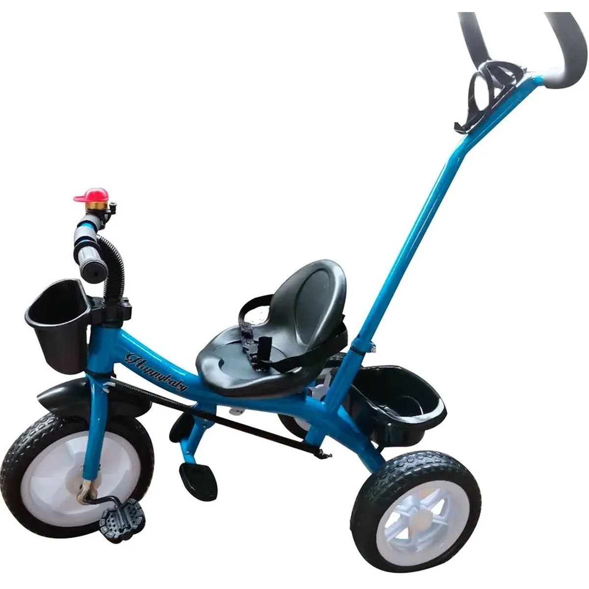 Triciclo Infantil 2 em 1 com Empurrador Motoca Velotrol BW082AZ - Azul