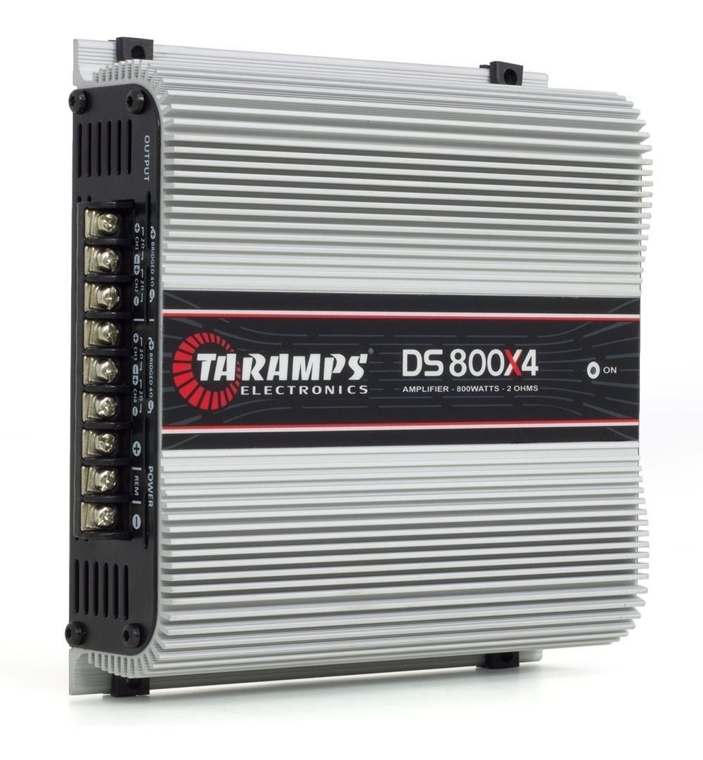 Amplificador Class D DS 800X4 WATTS 2 OHMS - Taramps - Auto Equip