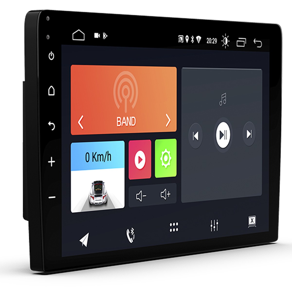 Kit Central Multimídia Frontier 10 Polegadas + Moldura + Câmera de ré ...