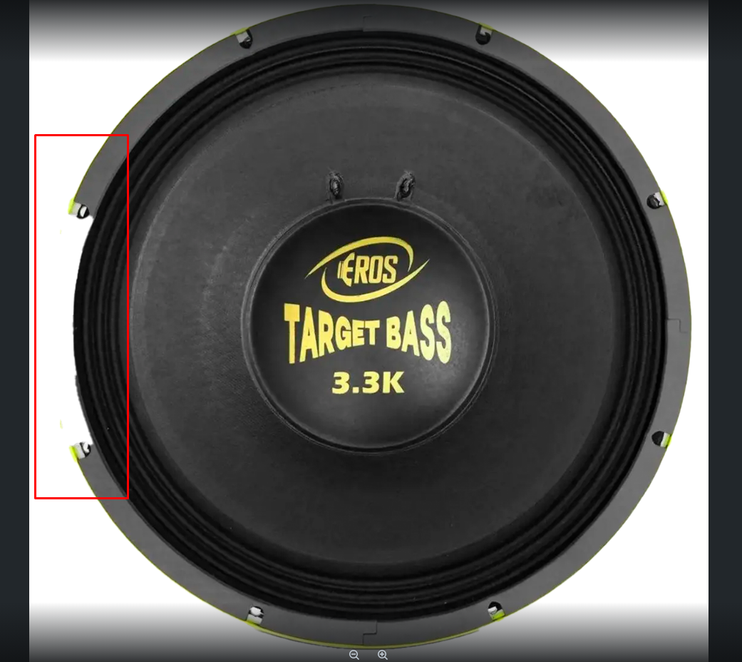 Alto Falante Woofer Eros E-15 SDS 3K3 Evolution 15 Polegadas 1650W