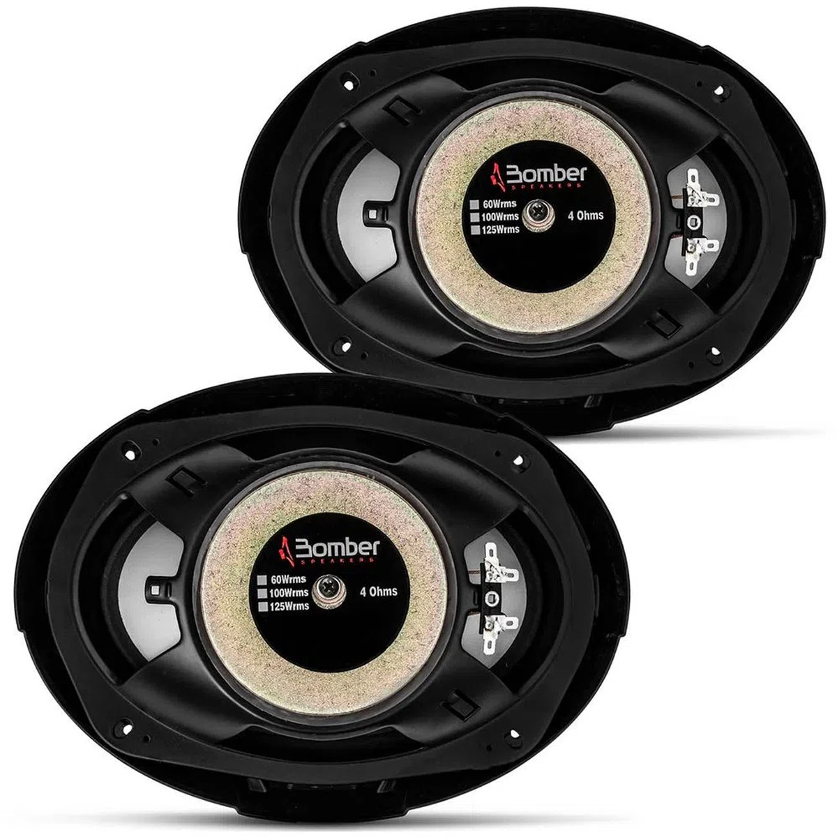 Par de Alto Falantes Quadriaxial 6x9 Polegadas 250W RMS 4 Ohms