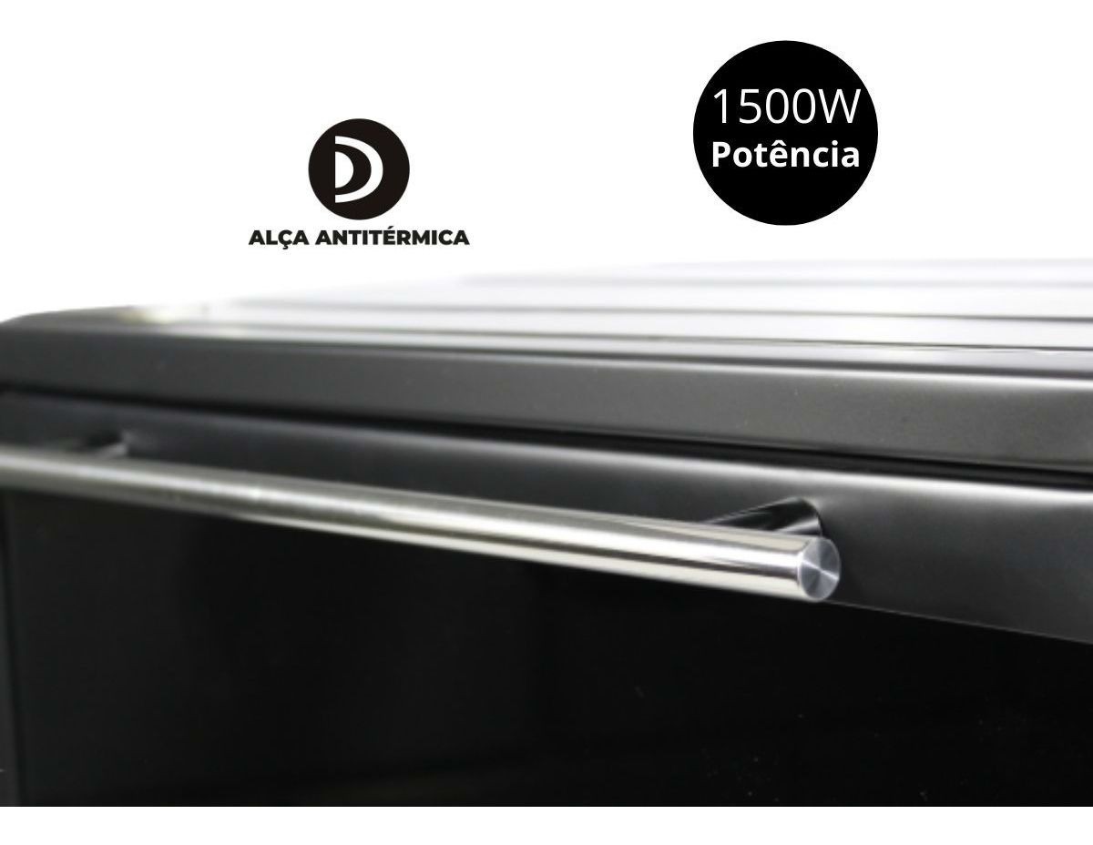 Afr Timer Forno Elétrico de Bancada 45 Litros Multifunção Timer Alarme AFR 4500 ...