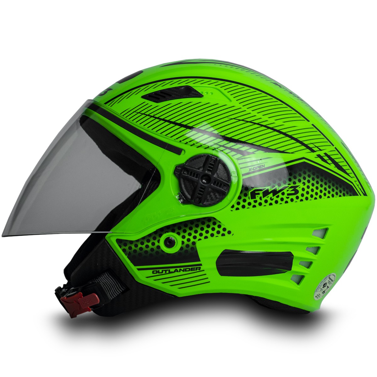 CAPACETE X OPEN NEON VARIAÇÕES - Auto Equip