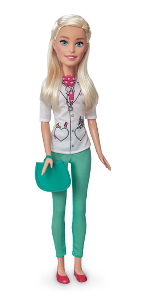 Boneca Boneca Barbie Profissões Veterinária Large Doll da Pupee 67 cm ...