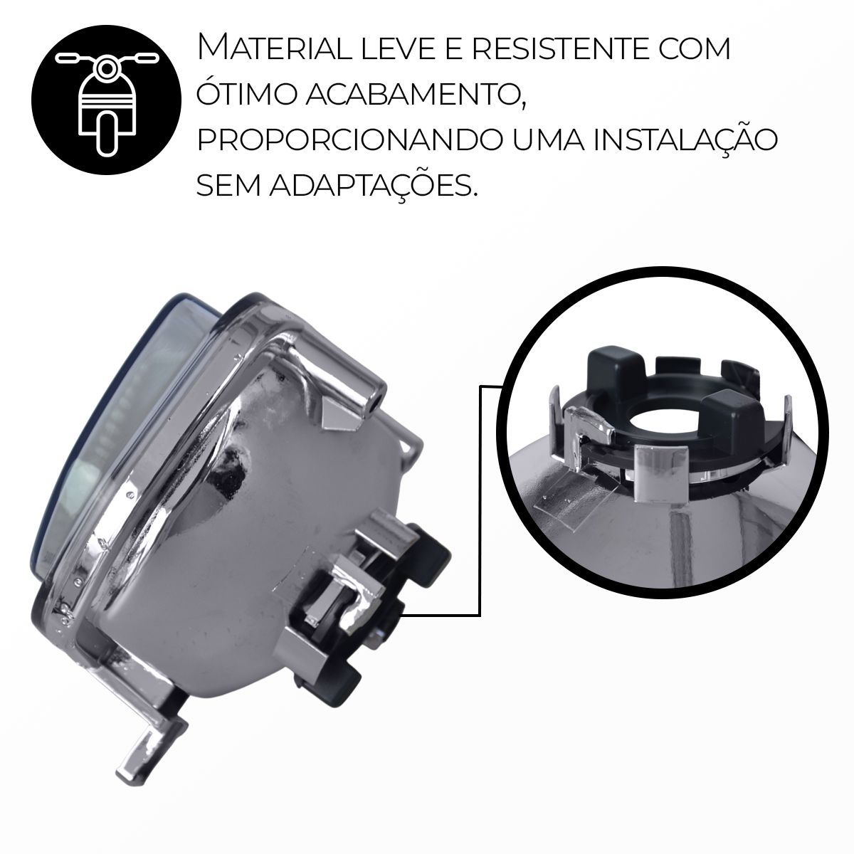 Bloco Óptico Farol Sportive Compatível Com XTZ 125 2003 A 2004