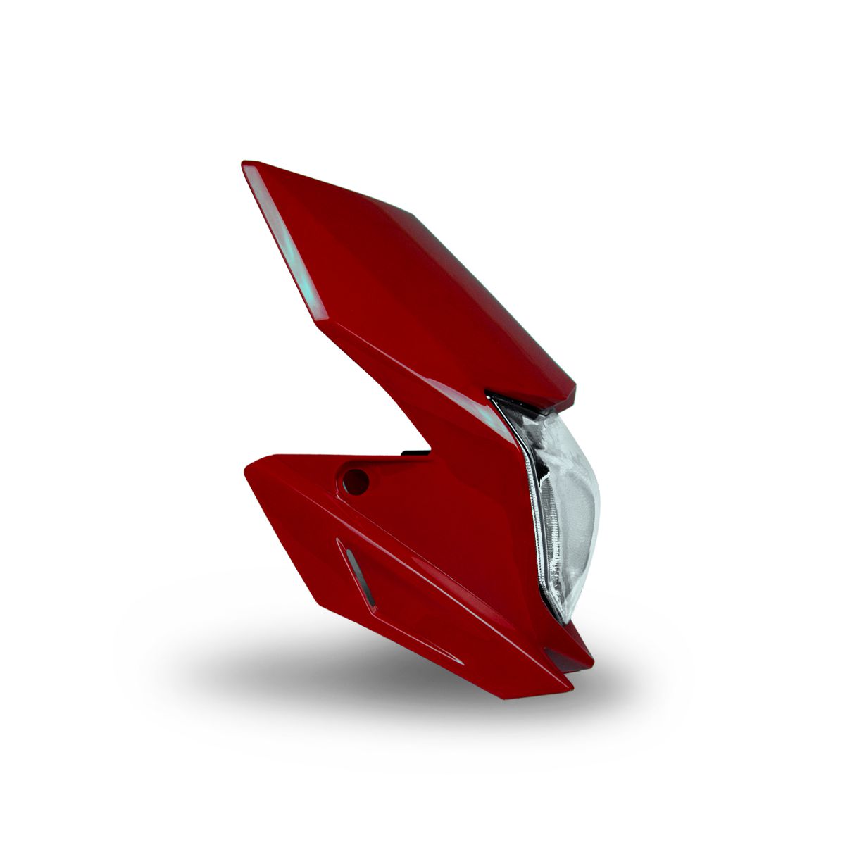 FAROL COMPL.C/CARENAGEM XTZ 125 2009 A 2014 VERMELHO - NAO ORIG