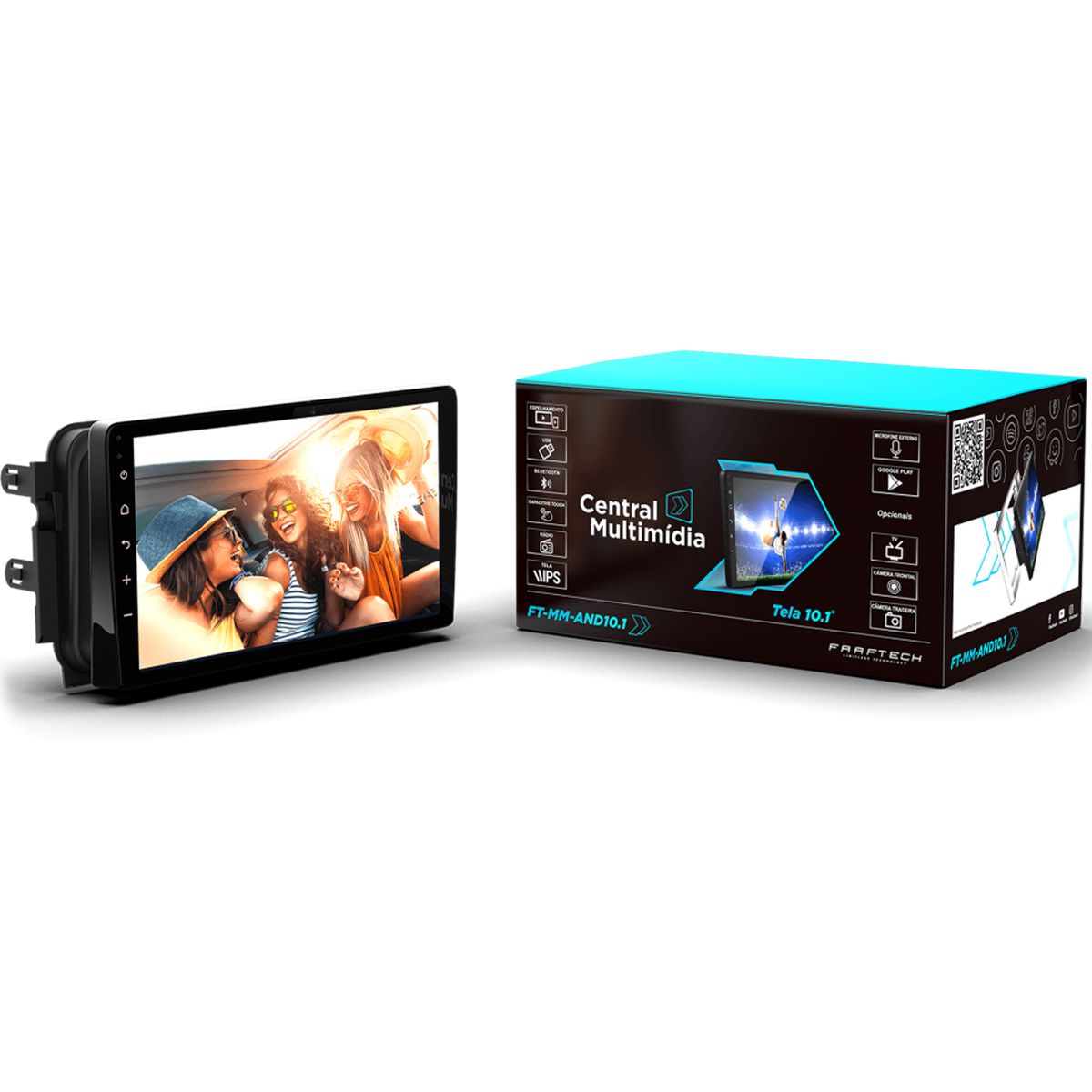 Central Multimídia Específica para Nissan Kicks e Versa FT-MM-AND10.1 ...