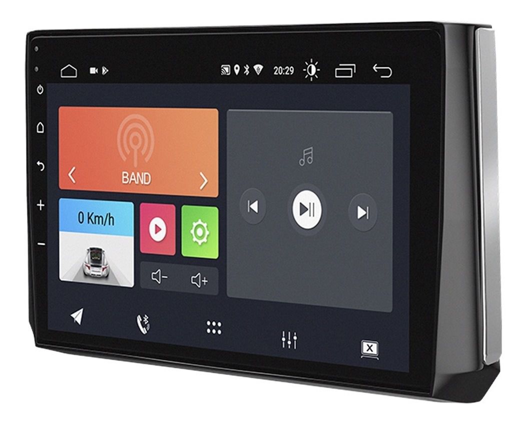 Multimídia DVD Android Com Tela 10 Polegadas Corolla FT-MM-AND10.1 TY ...